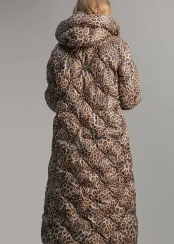 Abrigo acolchado forro contraste