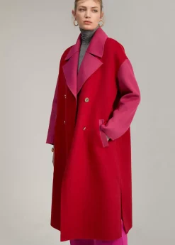 Abrigo bicolor handmade