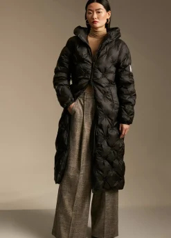 Abrigo largo acolchado