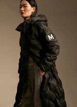 Abrigo largo acolchado