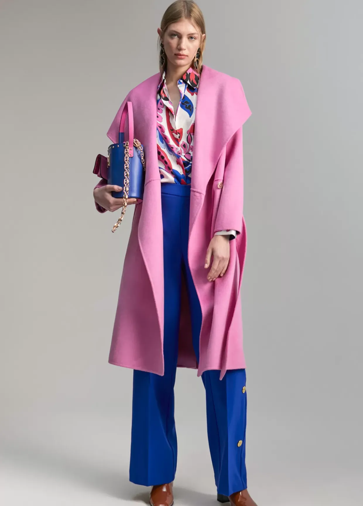 Abrigo monocolor handmade