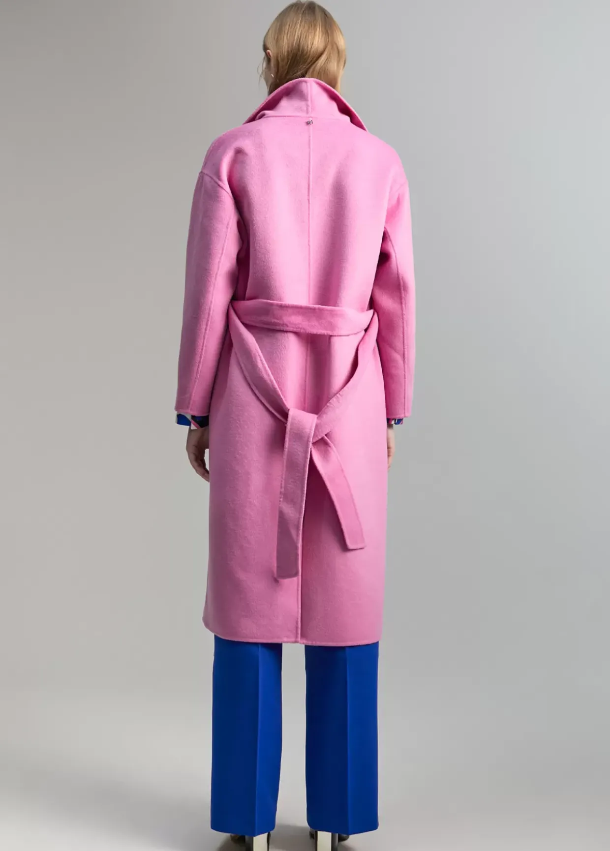 Abrigo monocolor handmade