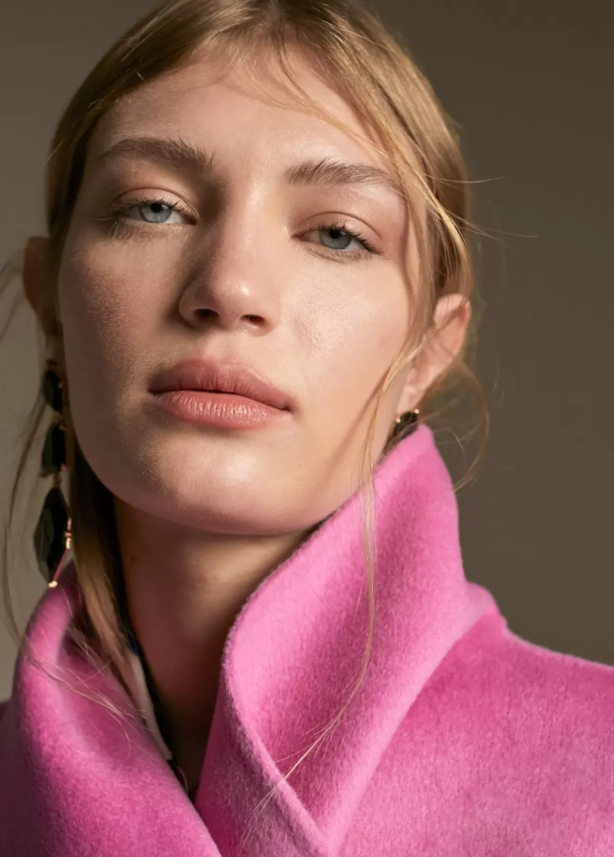 Abrigo monocolor handmade