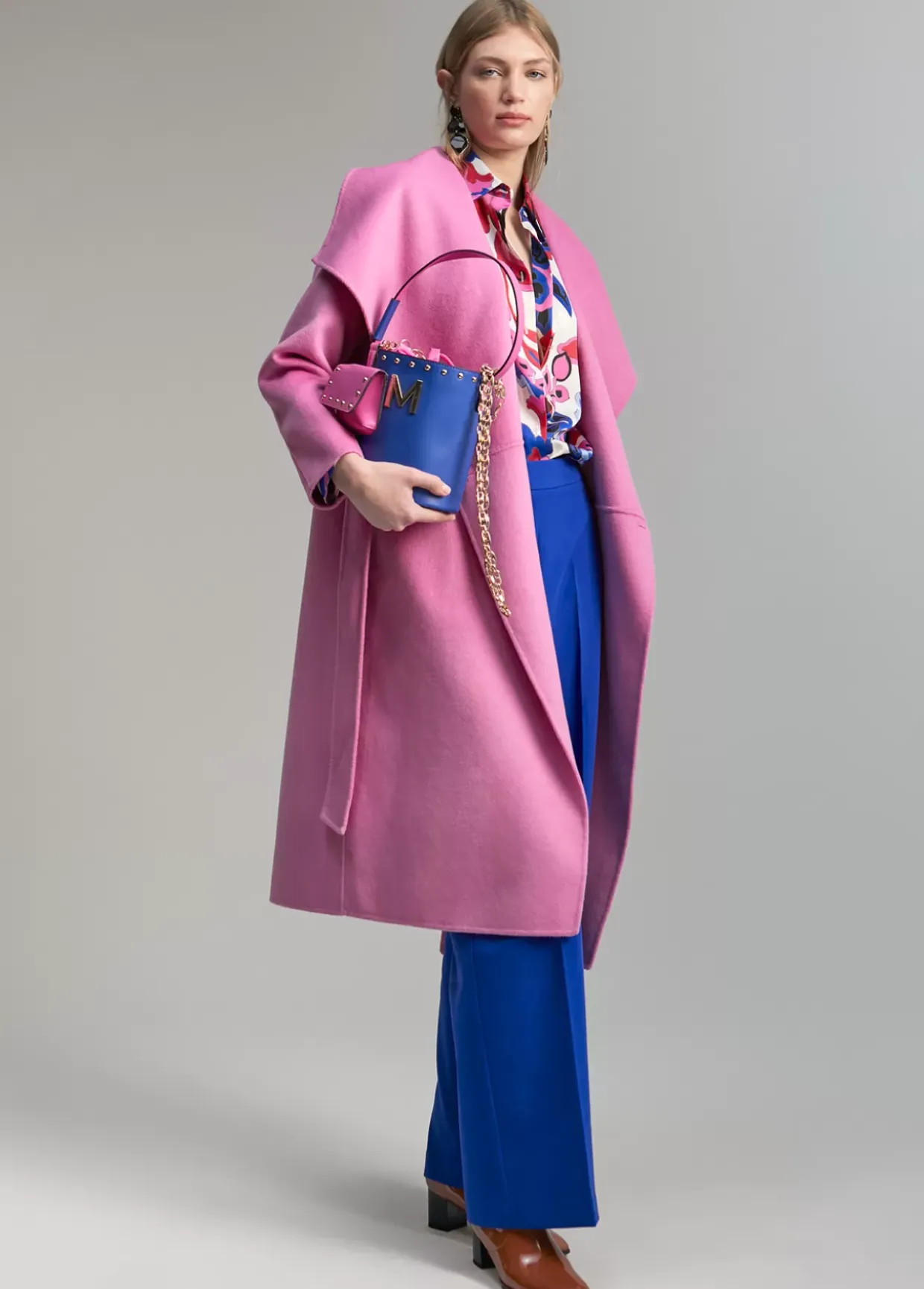 Abrigo monocolor handmade