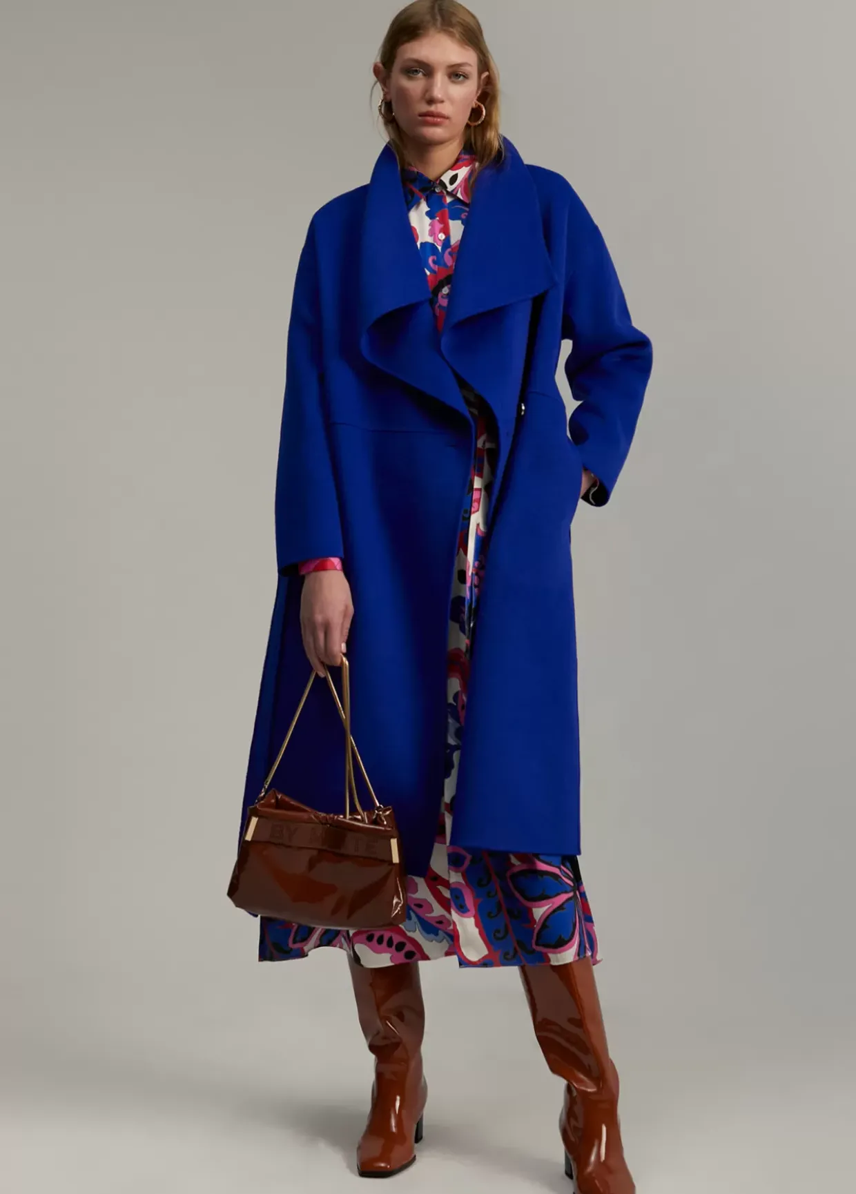 Abrigo monocolor handmade