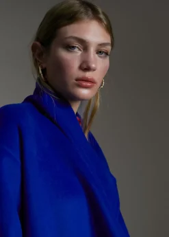 Abrigo monocolor handmade