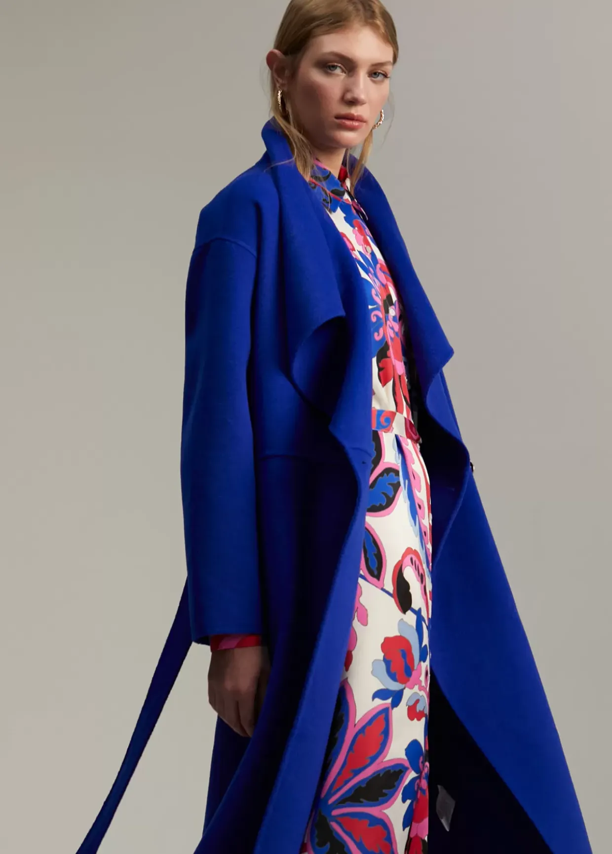 Abrigo monocolor handmade