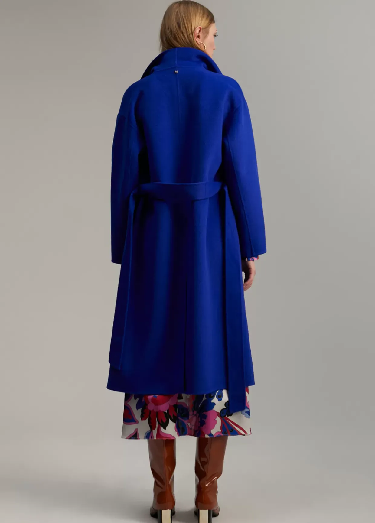 Abrigo monocolor handmade