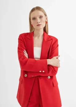 Americana cruzada monocolor