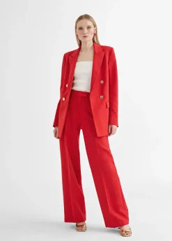 Americana cruzada monocolor