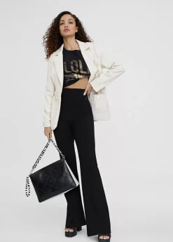 Americana fruncido en efecto piel