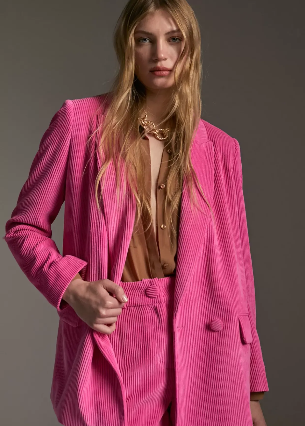 Americana oversize de pana