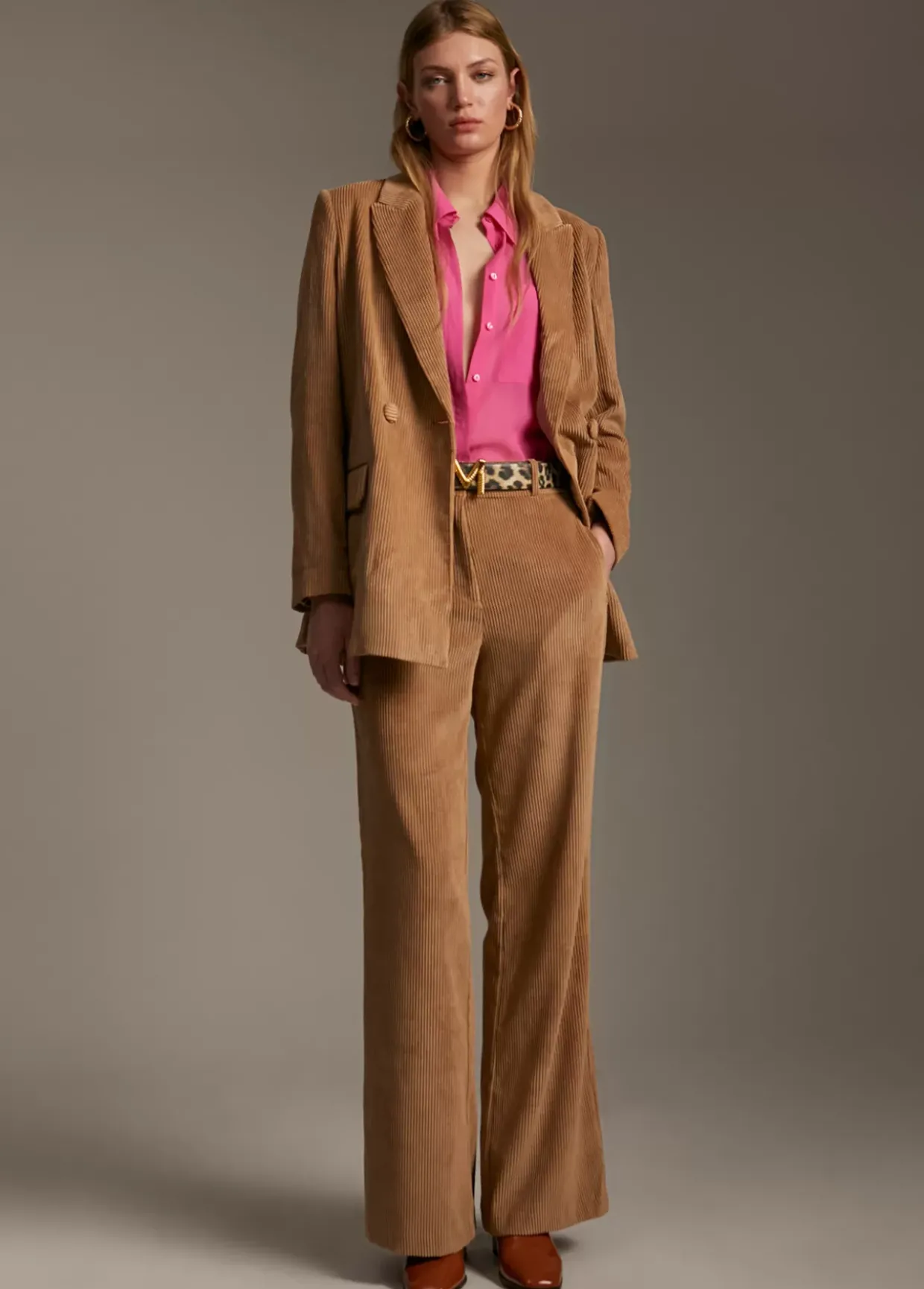 Americana oversize de pana