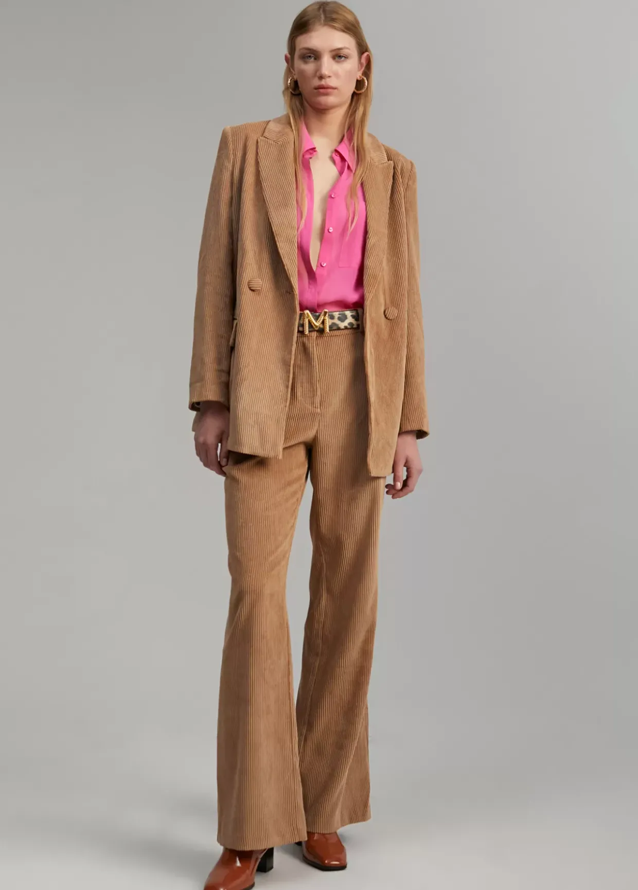 Americana oversize de pana