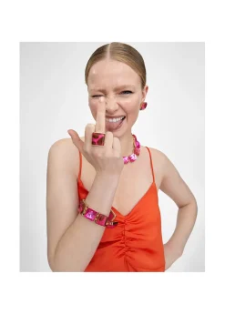 Anillo cristal animal print