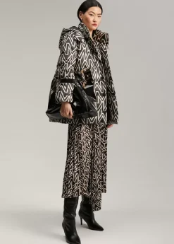 Anorak corto acolchado monograma