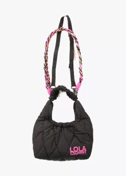 Bandolera acolchada asa trenzada