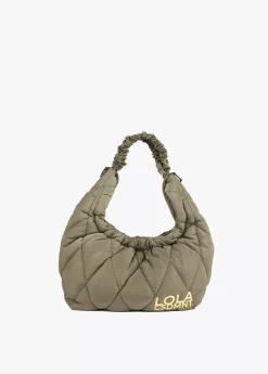 Bandolera acolchada asa trenzada