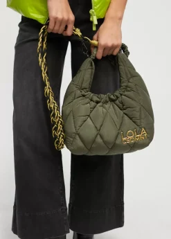 Bandolera acolchada asa trenzada