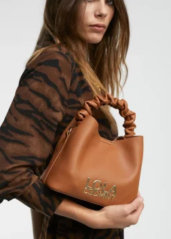 Bandolera con asa fruncida