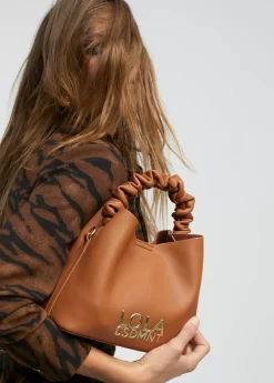 Bandolera con asa fruncida