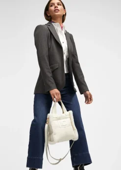 Bandolera efecto piel y pelo