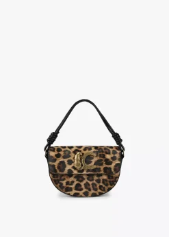 Bandolera media luna animal print