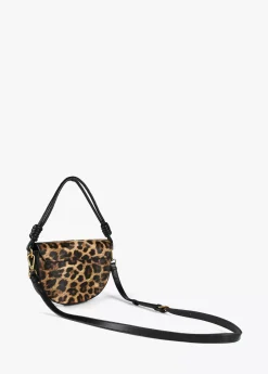Bandolera media luna animal print