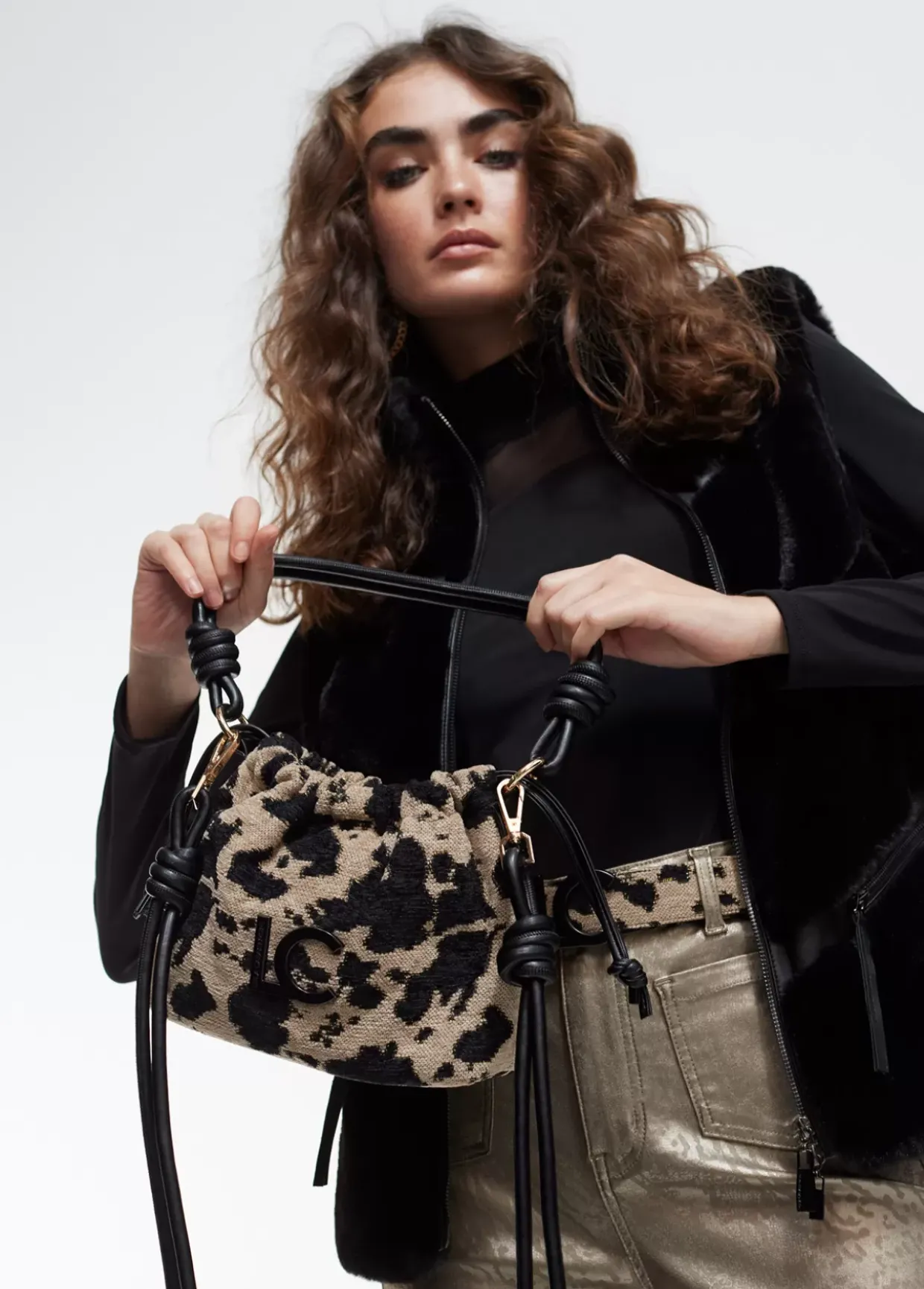 Bandolera tejido animal