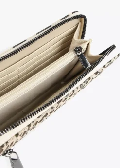 Billetero grande tejido zebra