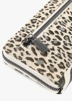 Billetero grande tejido zebra