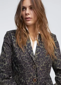Blazer animal print