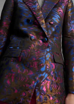 Blazer jacquard estampado