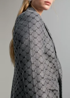 Blazer jacquard monograma