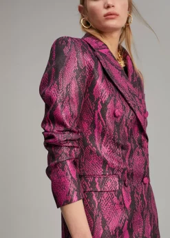 Blazer jacquard serpiente