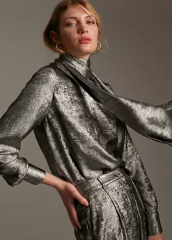 Blusa laminada lazada