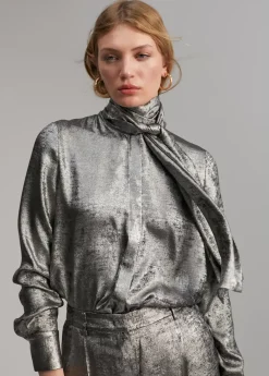 Blusa laminada lazada