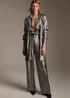 Blusa laminada lazada