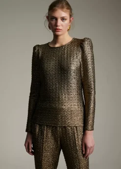 Blusa manga abullonada