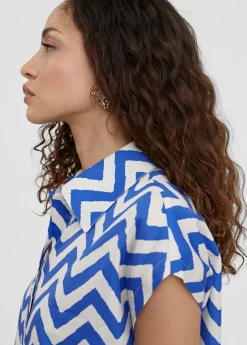 Blusa rayas zig zag