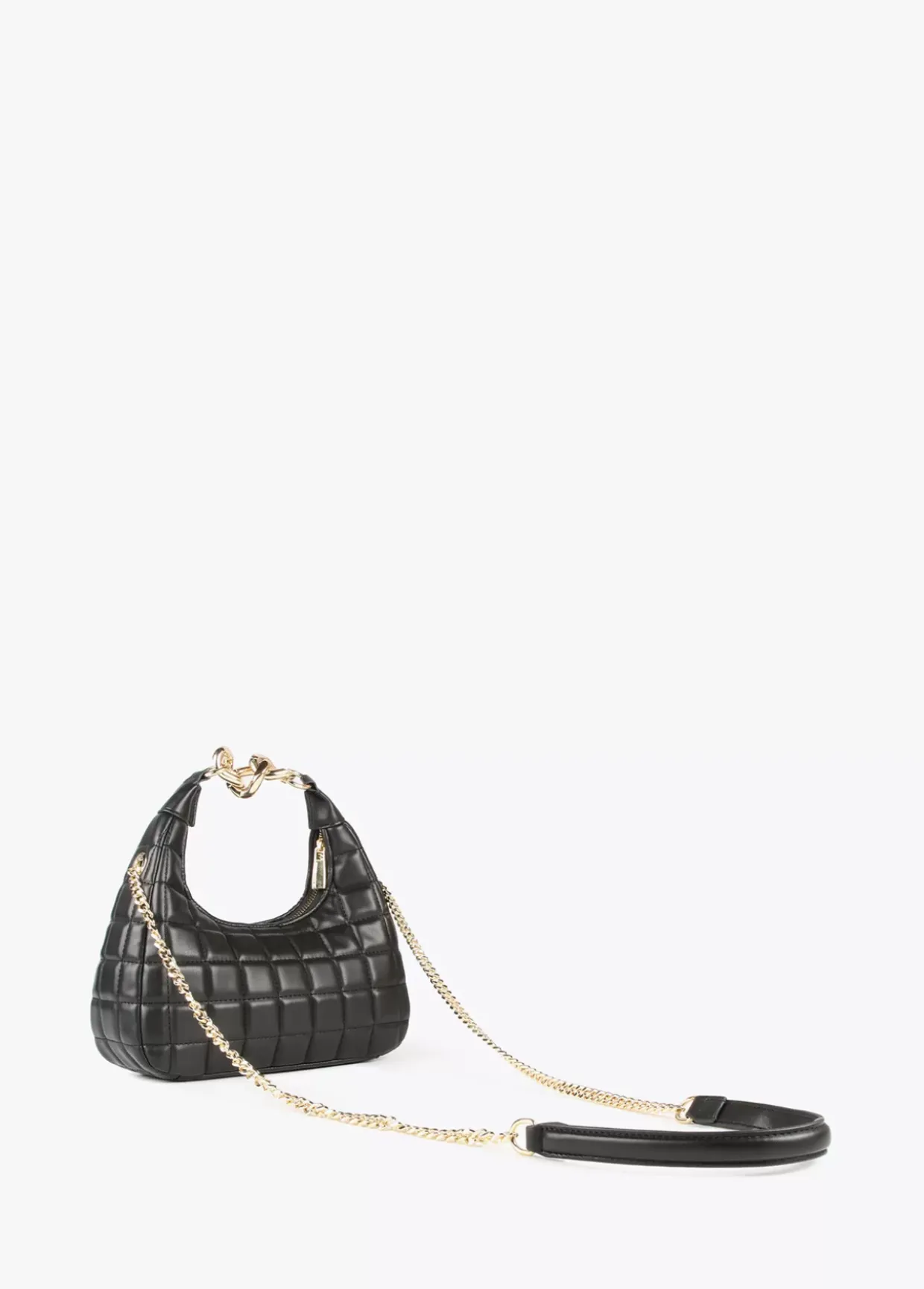 Bolsito acolchado de cuadros