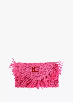 Bolsito bandolera efecto ráfia