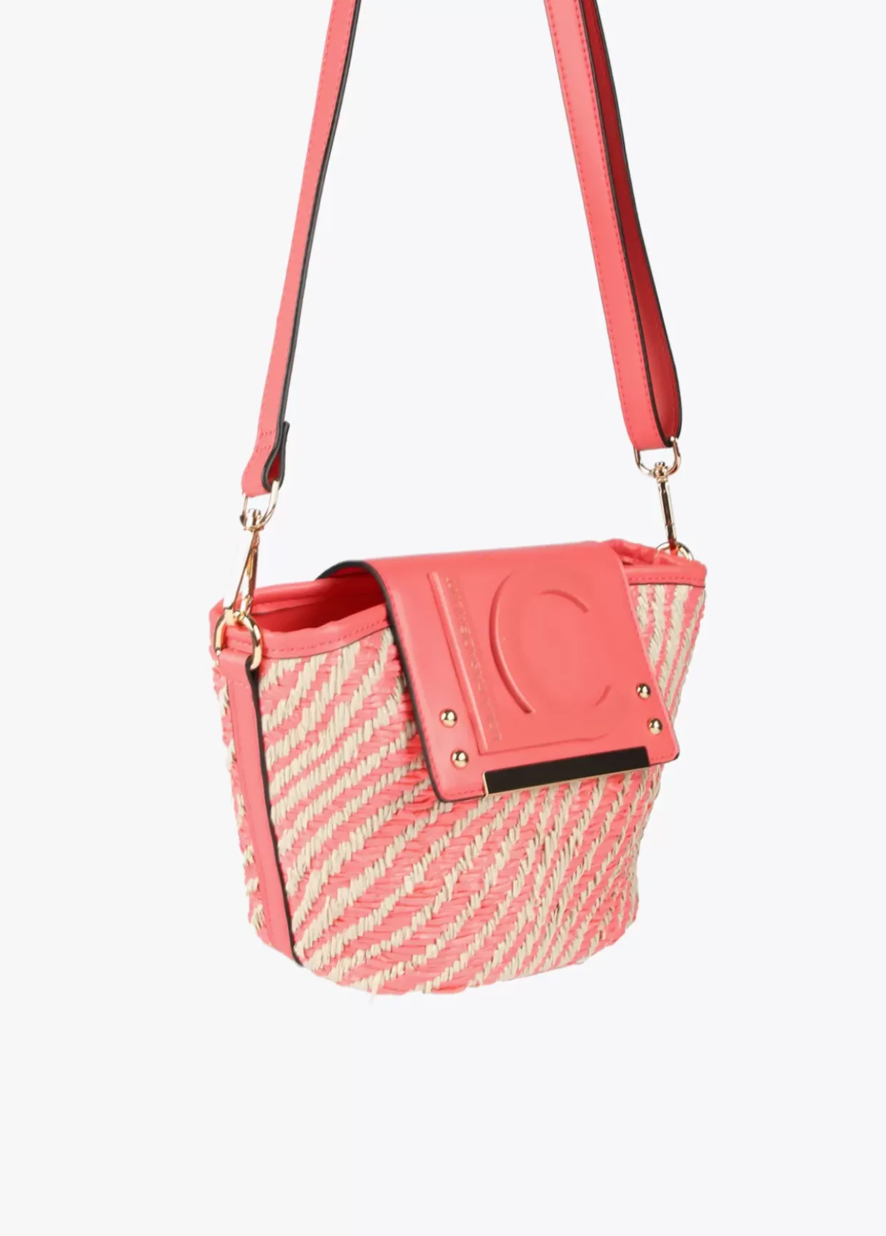 Bolsito bandolera tipo cesta