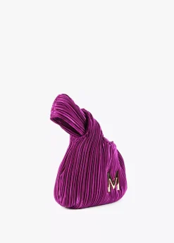 Bolsito de fiesta plisado.