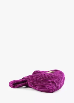 Bolsito de fiesta plisado.