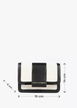 Bolso bandolera bicolor