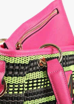 Bolso bandolera bicolor