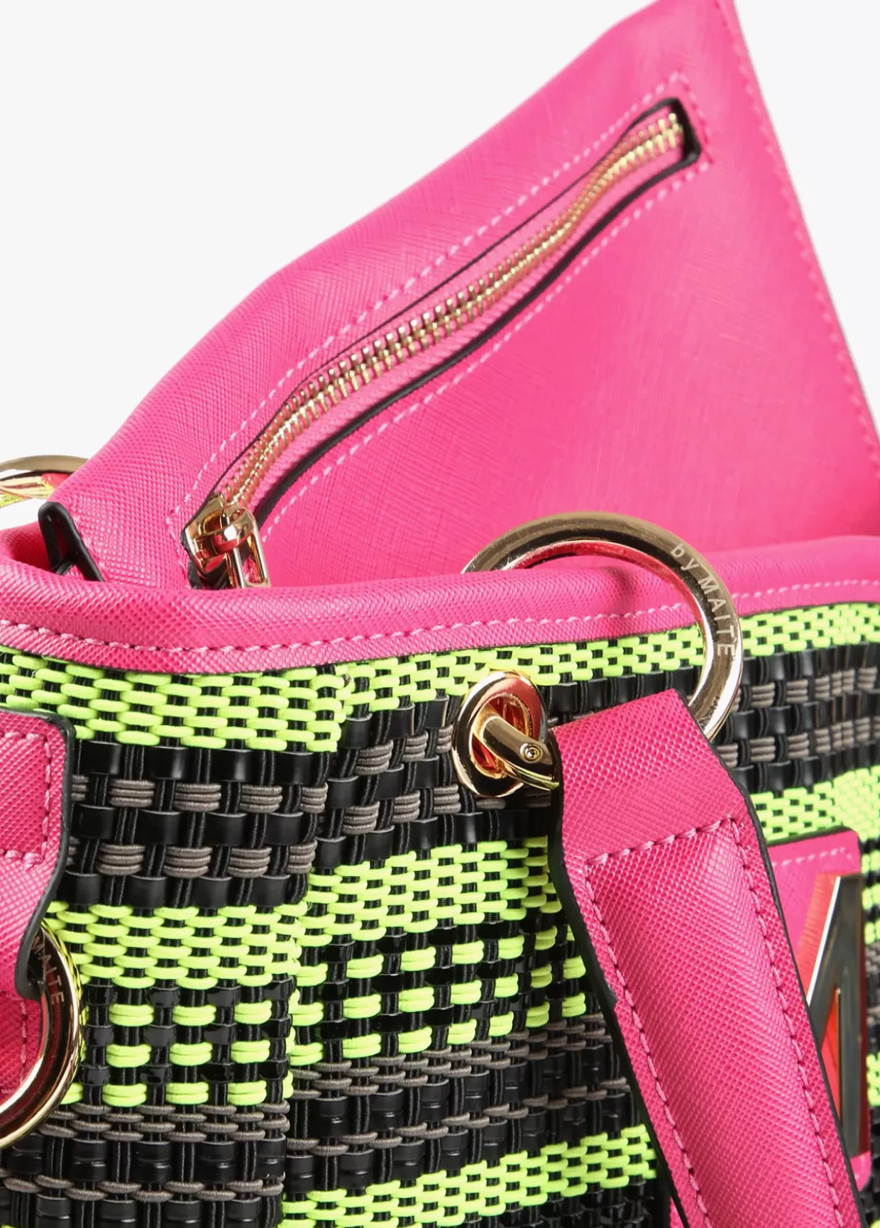 Bolso bandolera bicolor