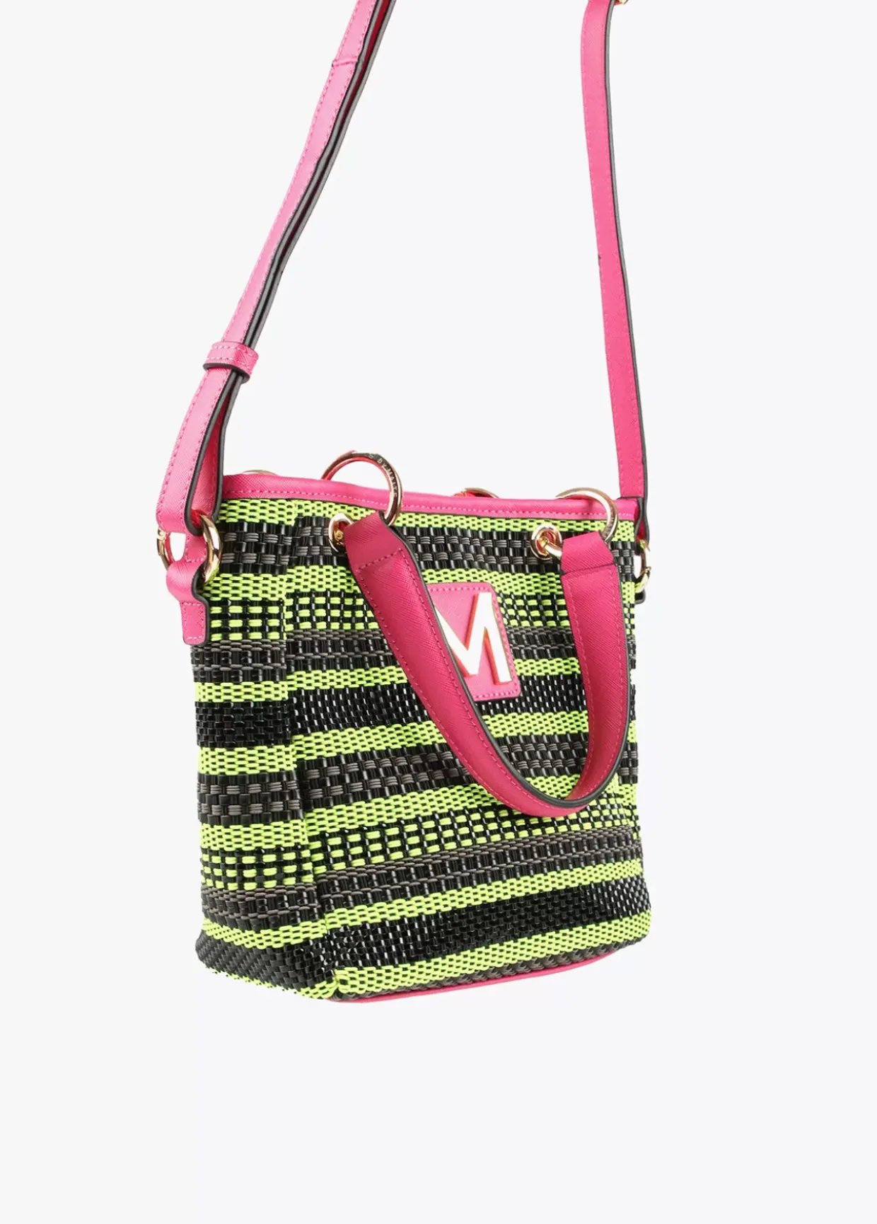 Bolso bandolera bicolor