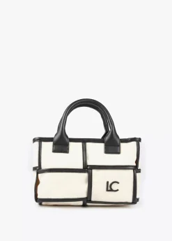 Bolso bandolera con detalles a contraste